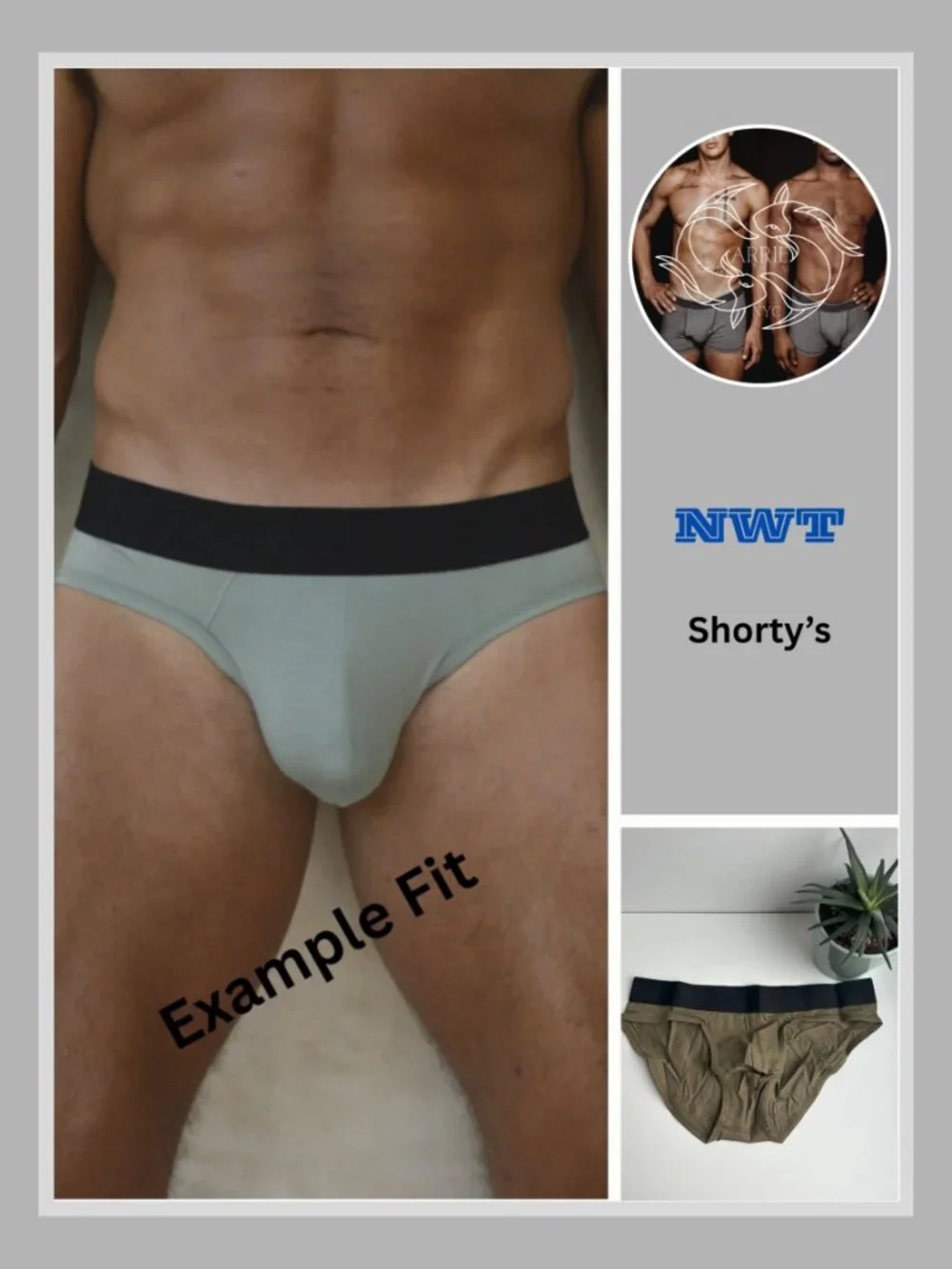 Shorty's Menswear - Hammock Brief - Dark Green (M)